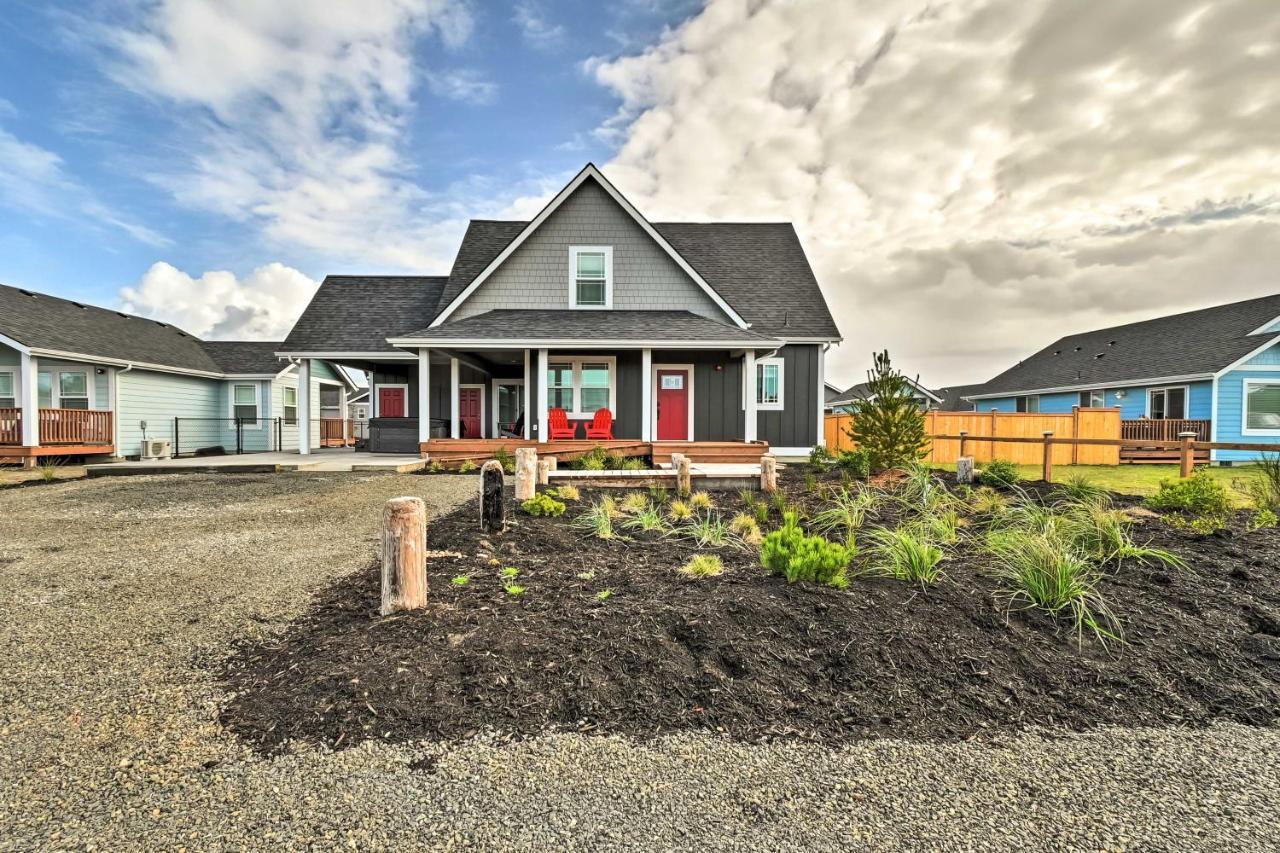 Ocean Shores Getaway With Fireplace And Hot Tub! Kültér fotó